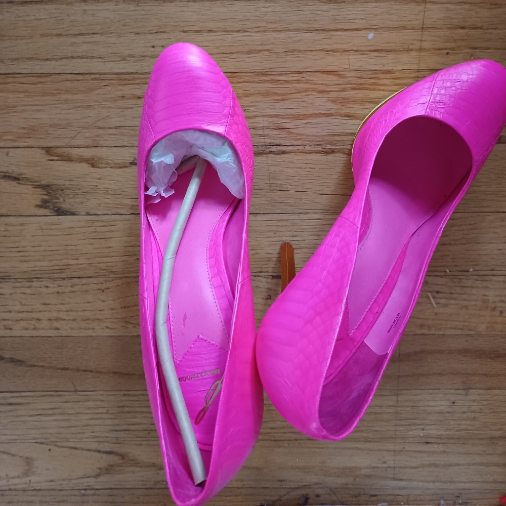 🔥Brian Atwood HOT Pink Platform Heels